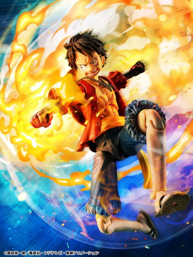 One Piece Variable Action Heroes Action Figure Monkey D. Luffy Arnament Haki 16 cm